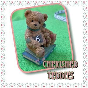 Cherished Teddies “Chalking Up Six Wishes” Age 6 Birthday